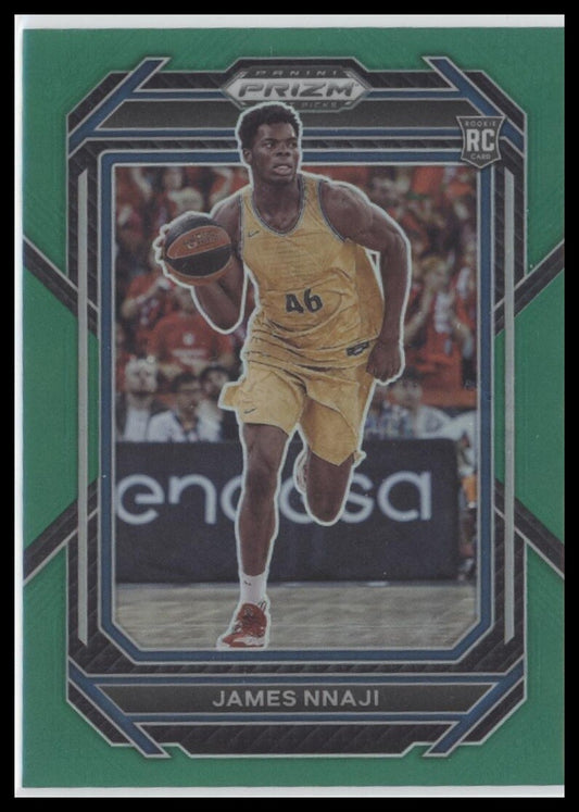 2023 Panini Prizm Draft Picks #3 James Nnaji Green