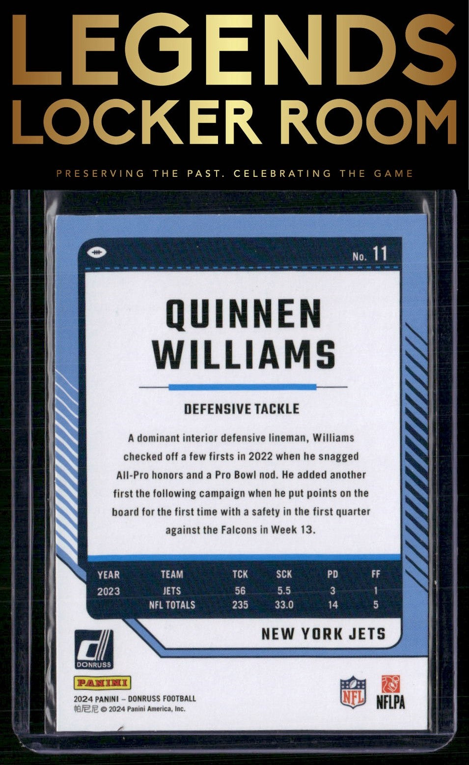 2024 Donruss #11 Quinnen Williams