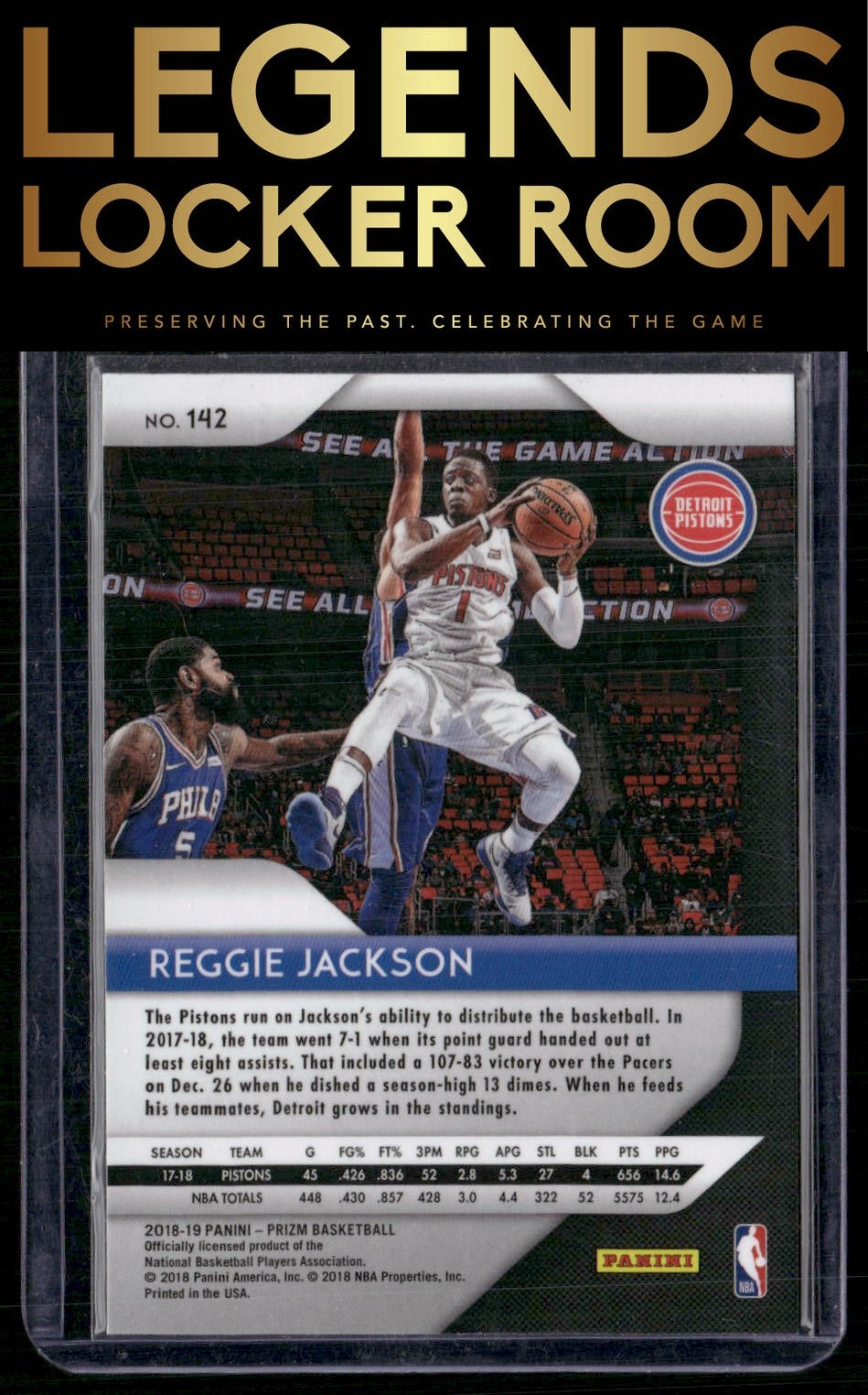 2018-19 Panini Prizm #142 Reggie Jackson