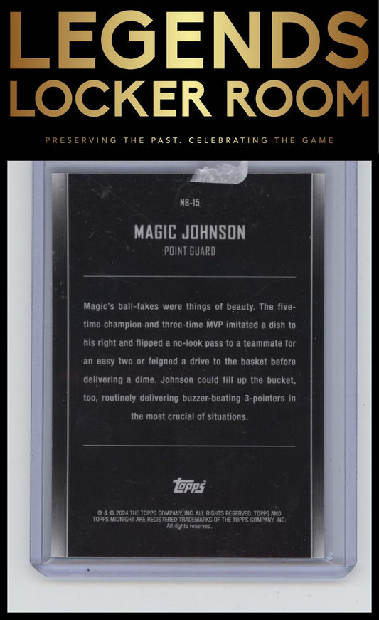 2023-24 Topps Midnight #NB-15 Magic Johnson Nightball