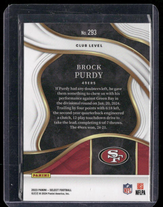 2023 Panini Select #293 Brock Purdy
