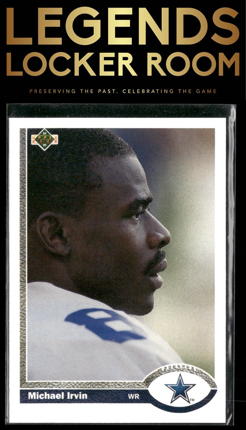 1991 Upper Deck #107b Michael Irvin