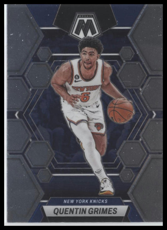 2022-23 Panini Mosaic #157 Quentin Grimes