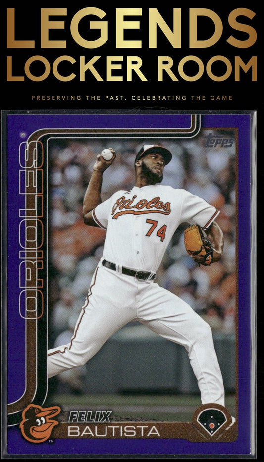 2025 Topps #423 Felix Bautista Purple Holo Foil #/250