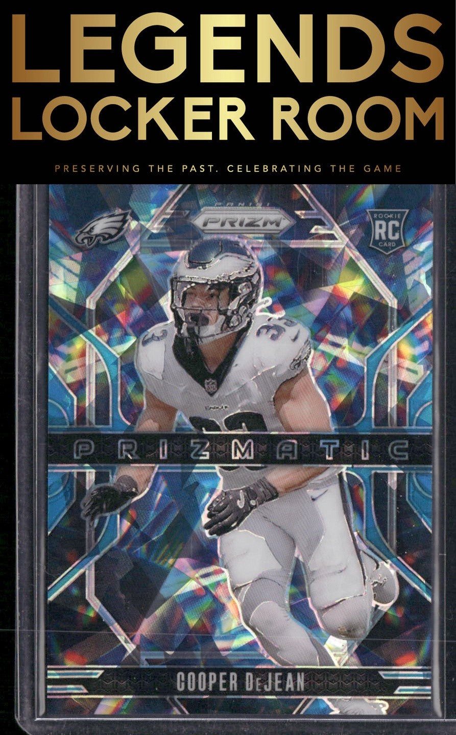 2024 Panini Prizm #6 Cooper DeJean Prizmatic Blue Ice Prizm #/99