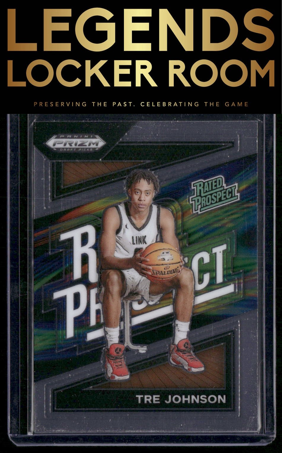 2024 Panini Prizm Draft Picks #15 Tre Johnson Rated Prospect