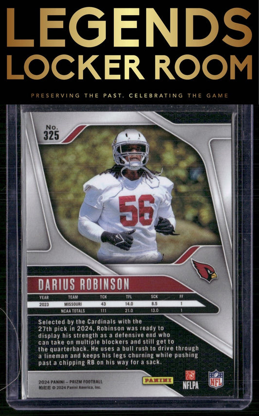 2024 Panini Prizm #325 Darius Robinson