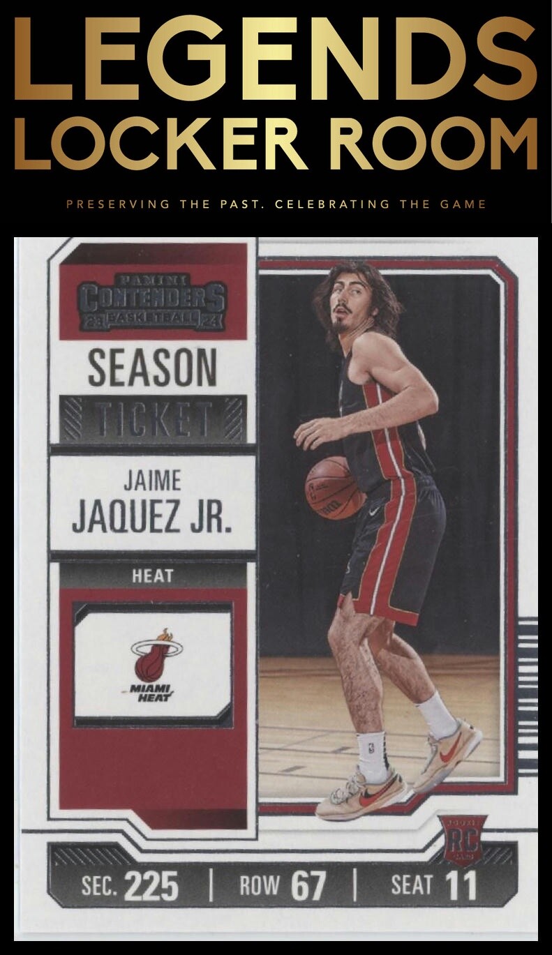 2023-24 Panini Contenders #84 Jaime Jaquez Jr. Season Ticket Retail