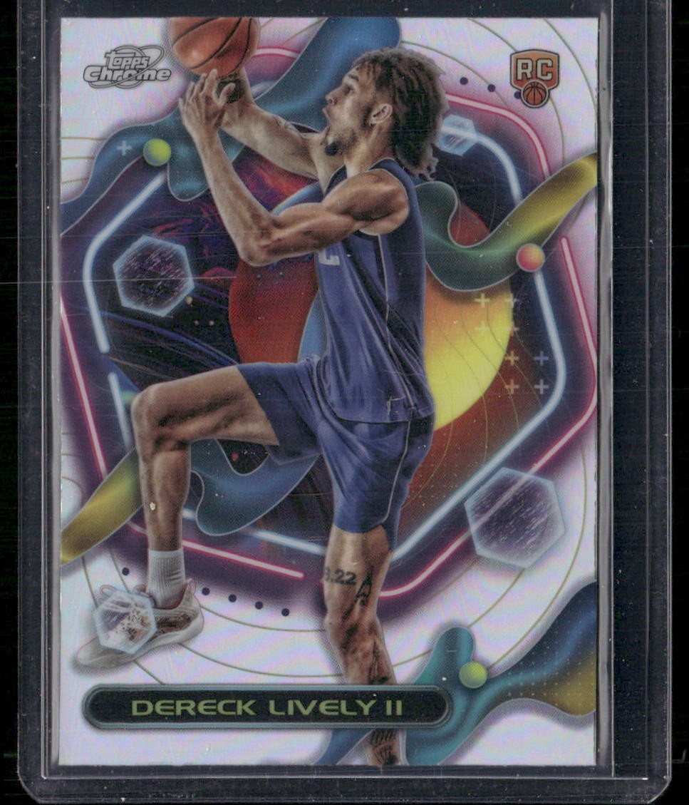 2023-24 Topps Chrome Cosmic #161 Dereck Lively II Refractors