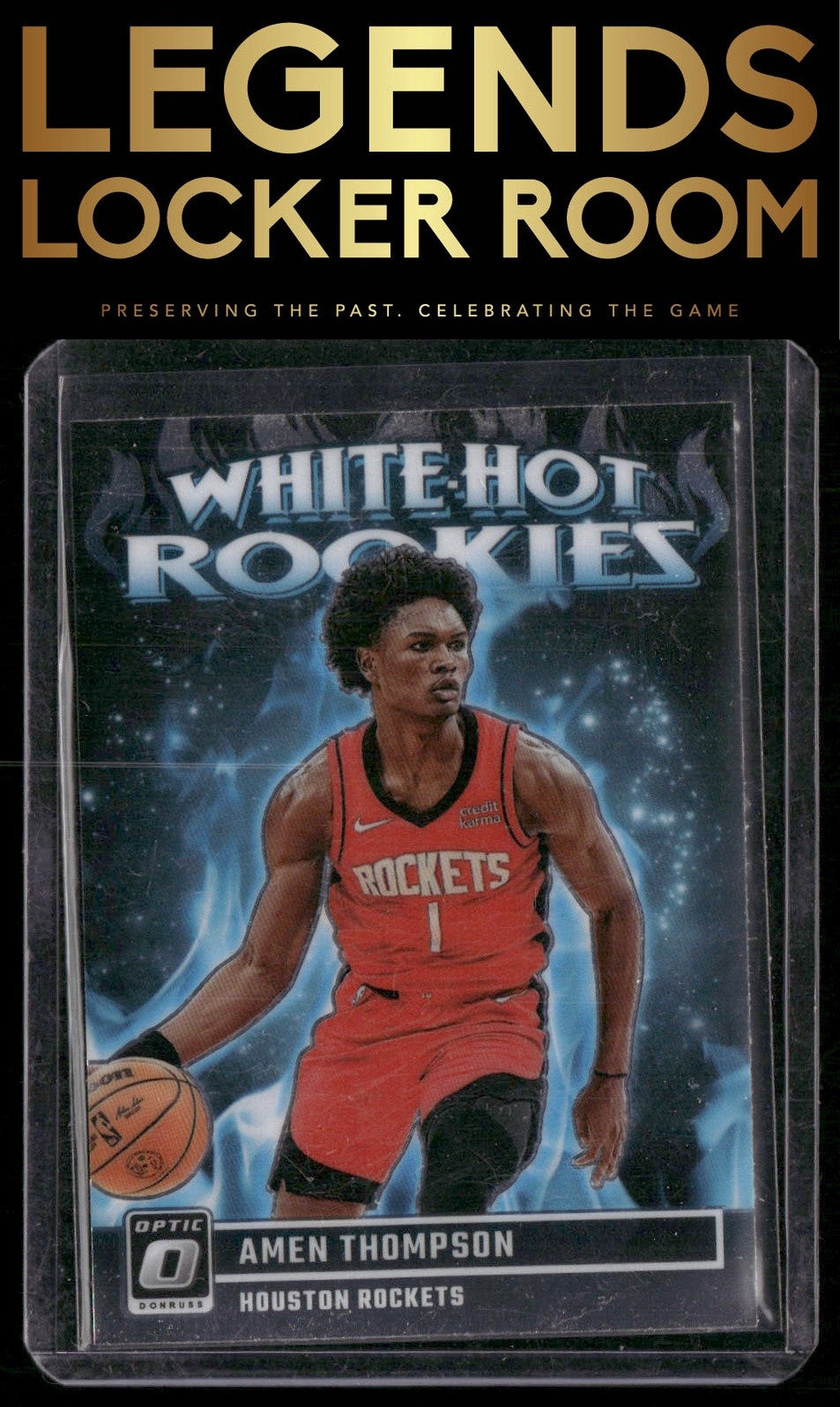 2023-24 Donruss Optic #9 Amen Thompson White Hot Rookies