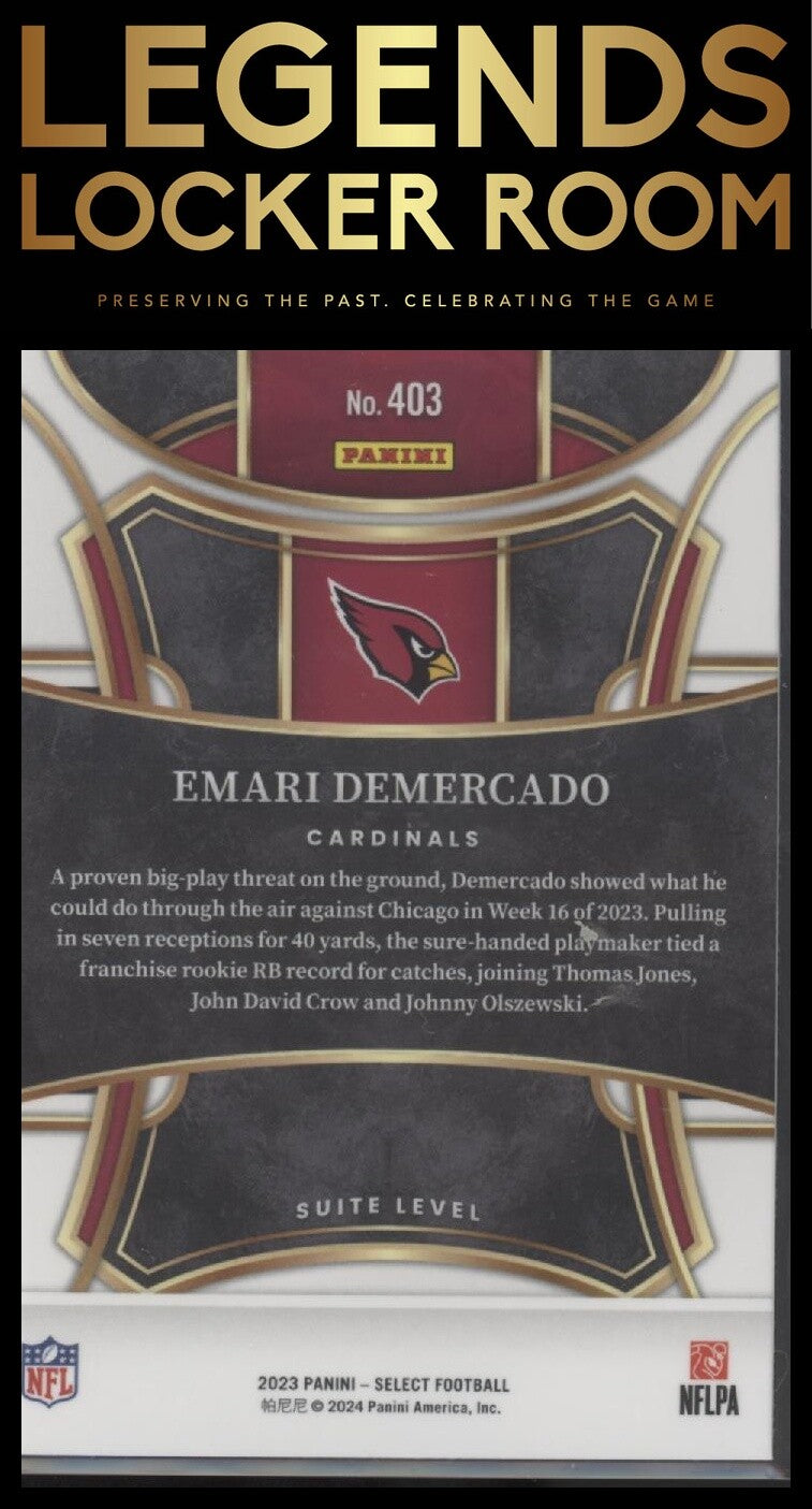 2023 Panini Select #403 Emari Demercado