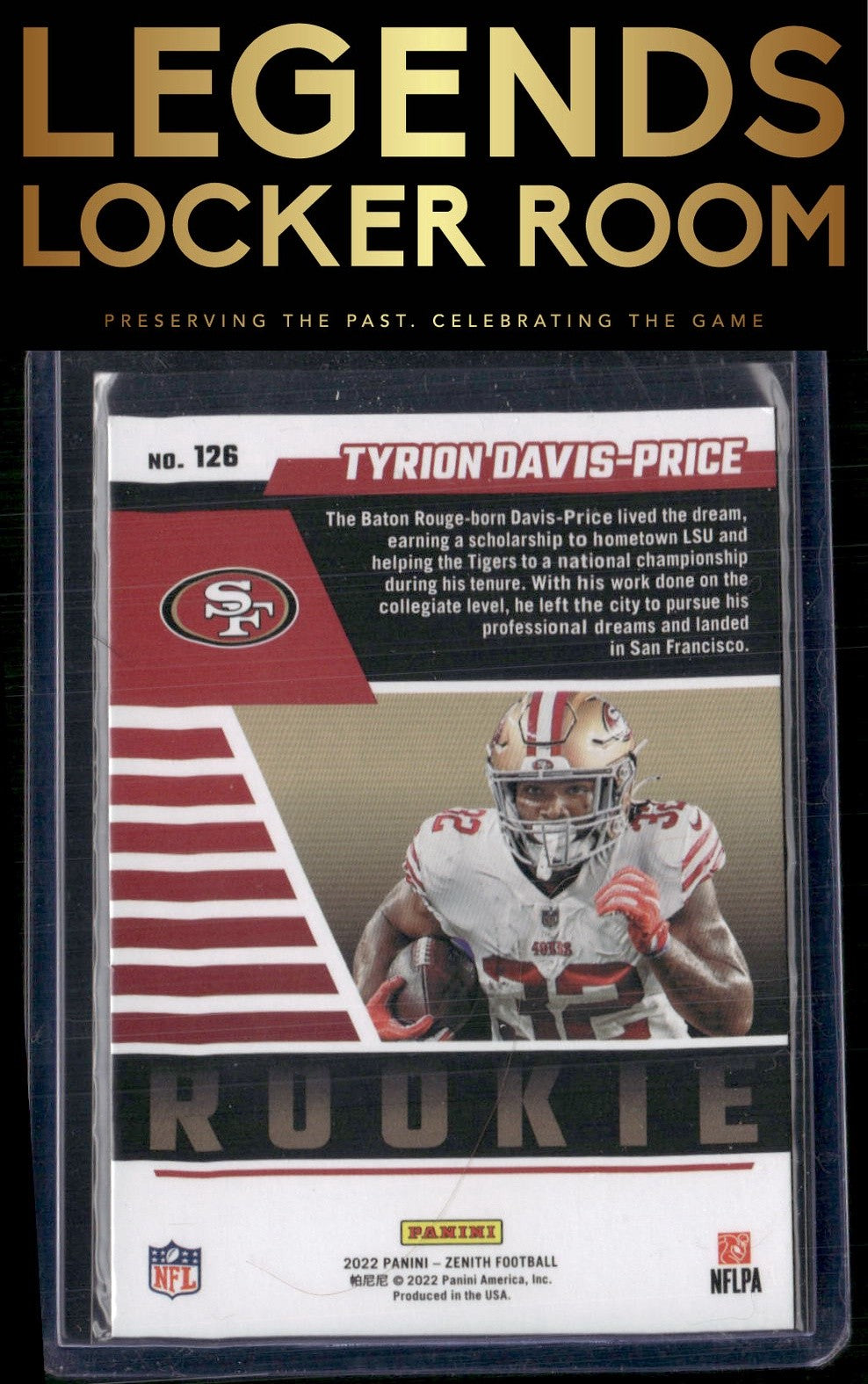 2022 Zenith #126 Tyrion Davis-Price