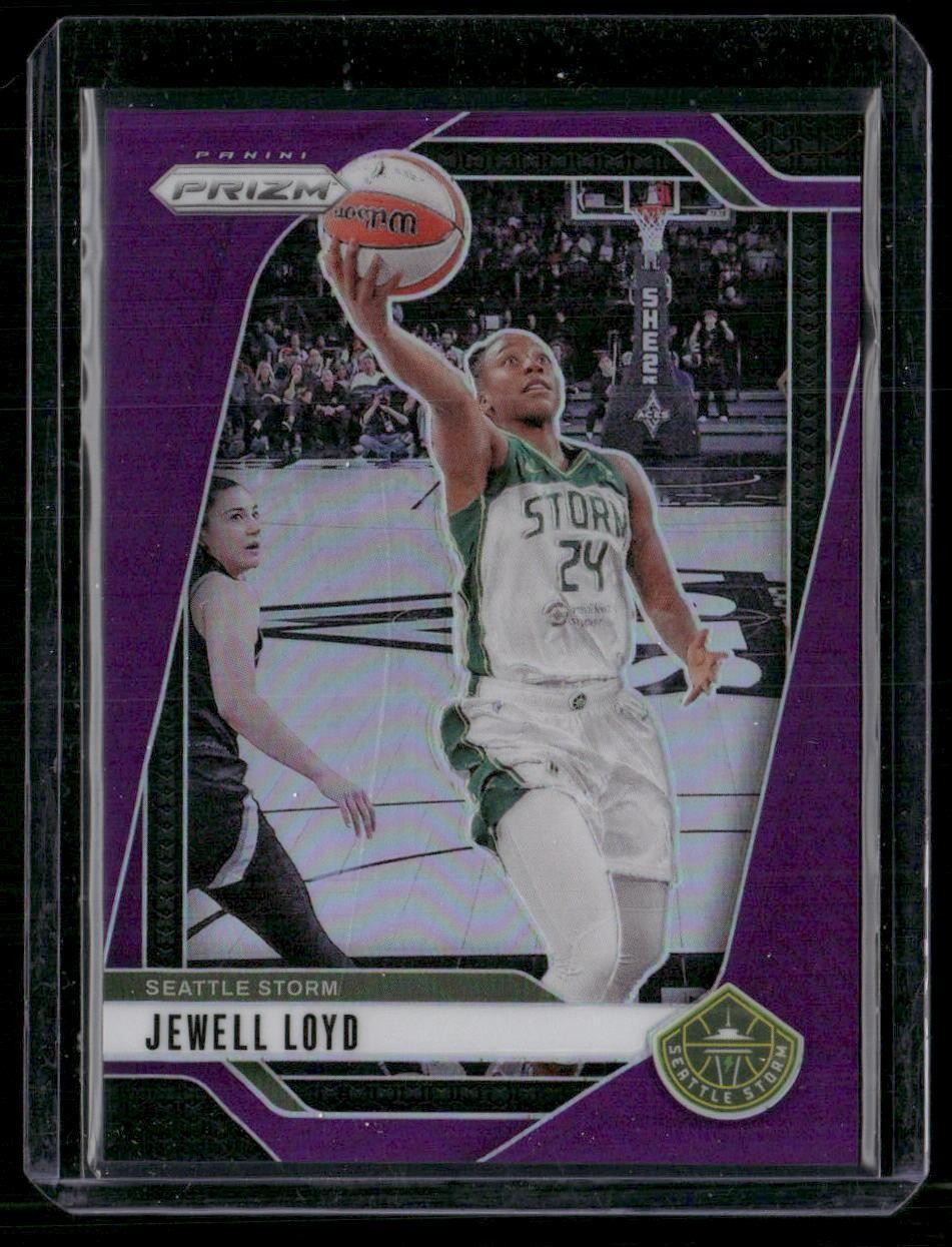 2024 Panini Prizm WNBA #49 Jewell Loyd Purple Prizms #/149