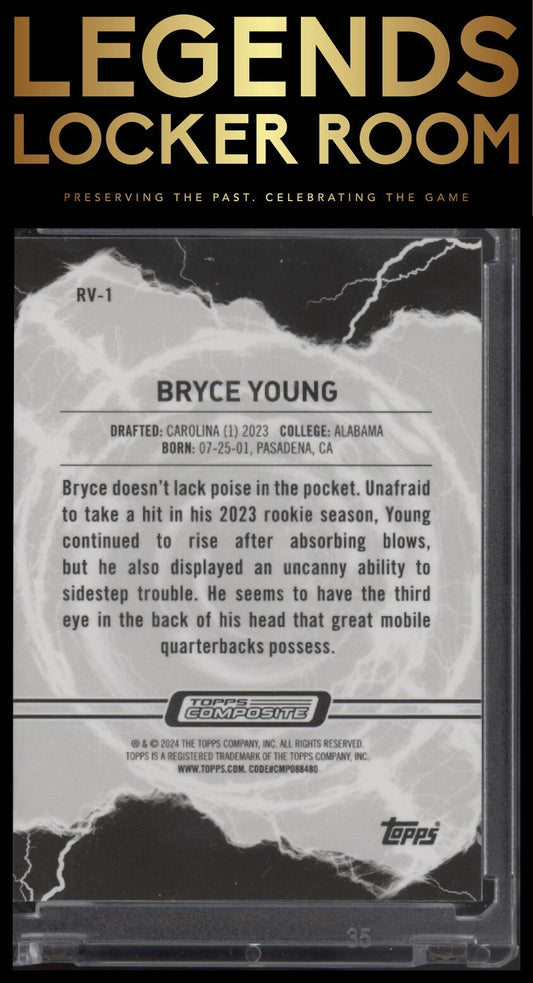 2023 Topps Composite #RV-1 Bryce Young Resurgence Voltaic Gold Refractor #/50