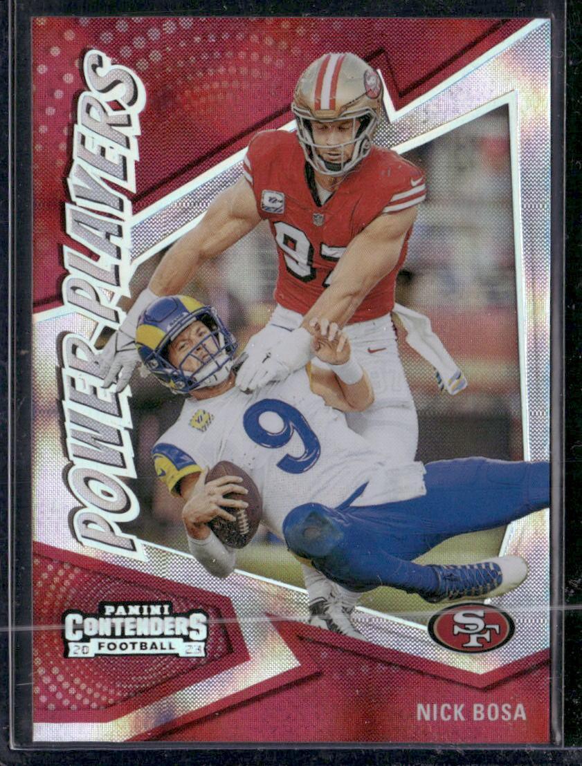 2023 Panini Contenders #19 Nick Bosa Power Players