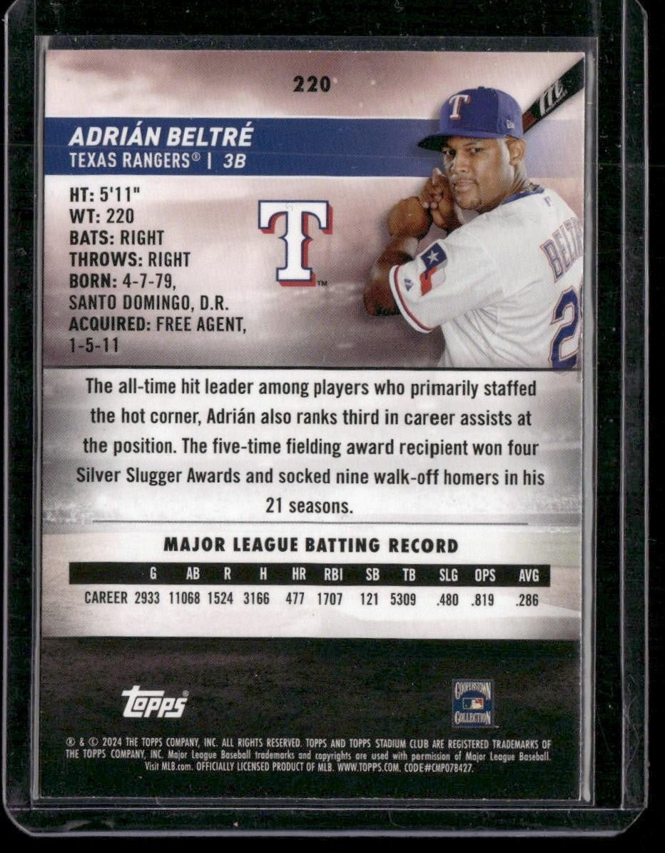 2024 Stadium Club #220 Adrián Beltré