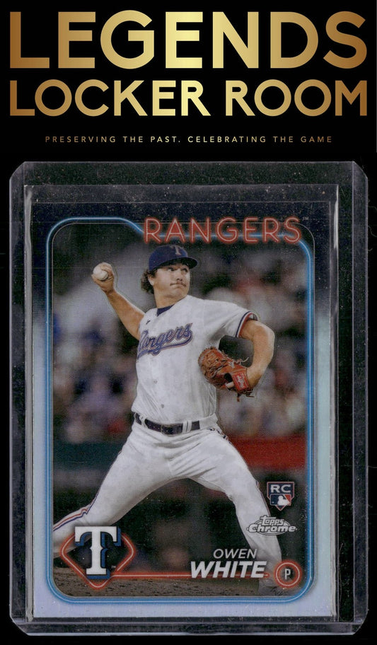 2024 Topps Chrome #211 Owen White Refractors
