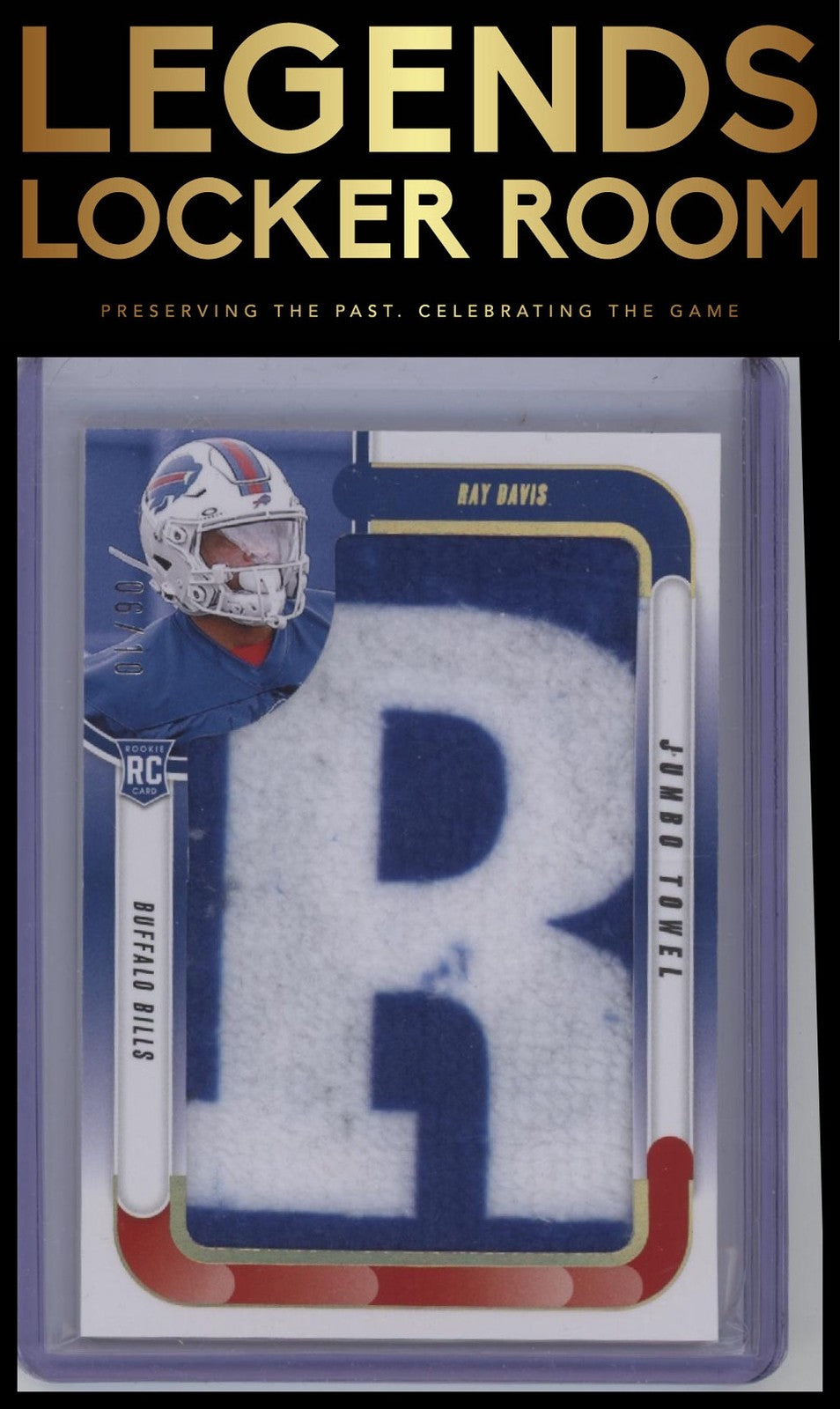 2024 Panini Absolute #JJN-RDS Ray Davis Jumbo Towels #/10