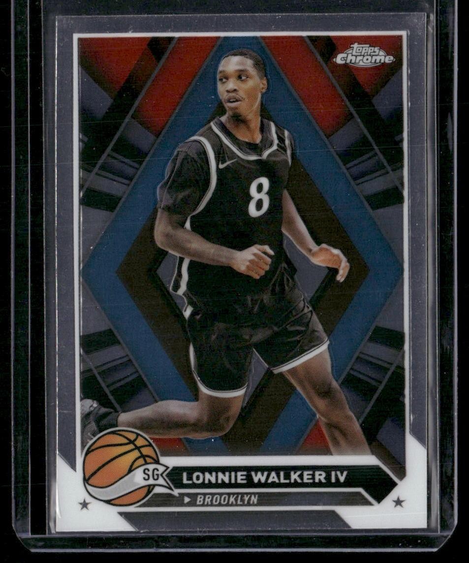 2023-24 Topps Chrome #177 Lonnie Walker IV