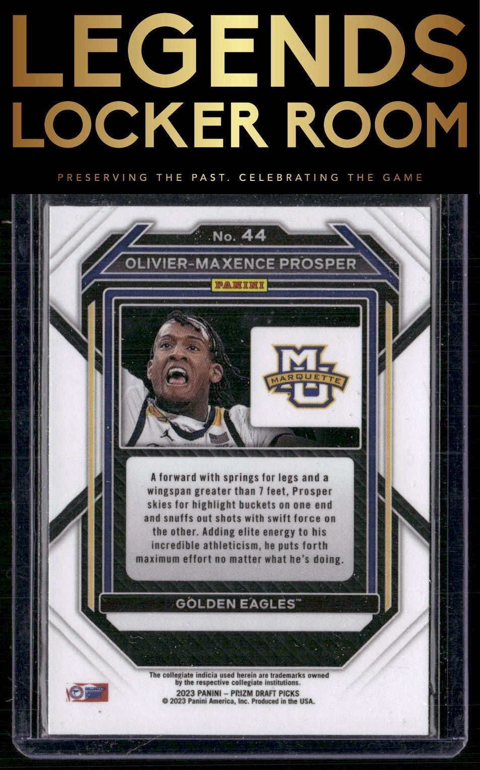 2023 Panini Prizm Draft Picks #44 Olivier-Maxence Prosper