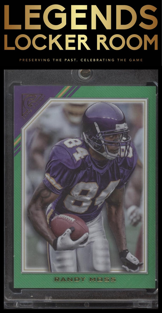2023 Topps Composite Randy Moss Heritage/Gallery Green Rainbow Foilboard /250