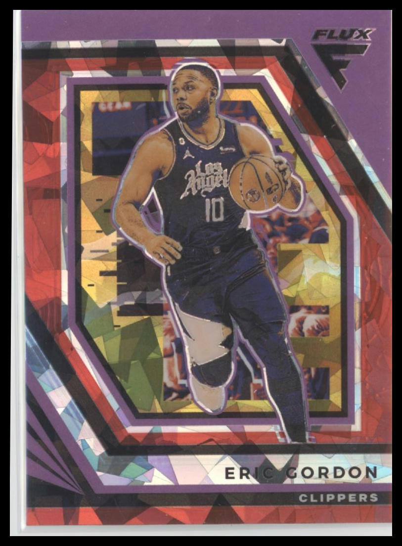 2022-23 Panini Flux #196 Eric Gordon Red Cracked Ice