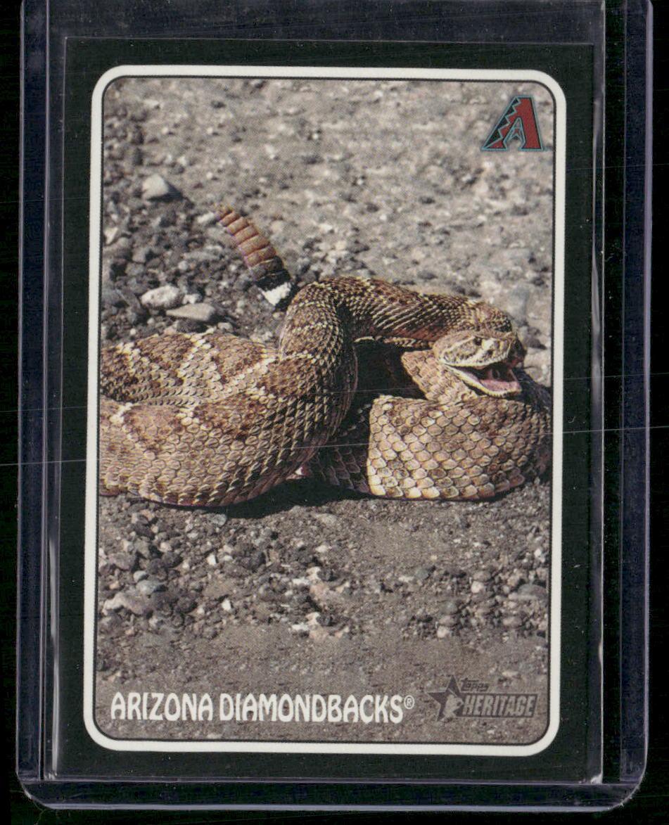 2024 Topps Heritage AZ Diamondbacks 1975 Topps Zoo's Who Stick-Ons