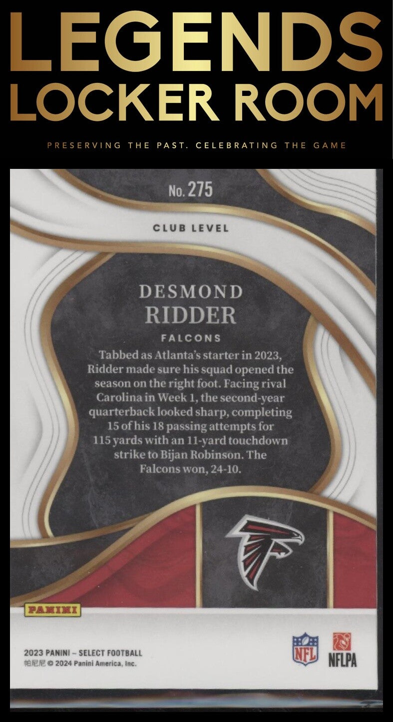 2023 Panini Select #275 Desmond Ridder