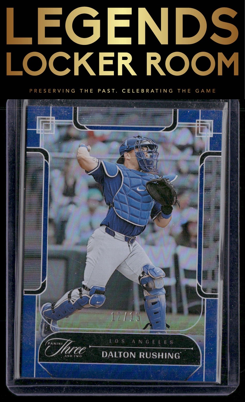 2024 Panini Three and Two #57 Dalton Rushing Holo Blue #/15