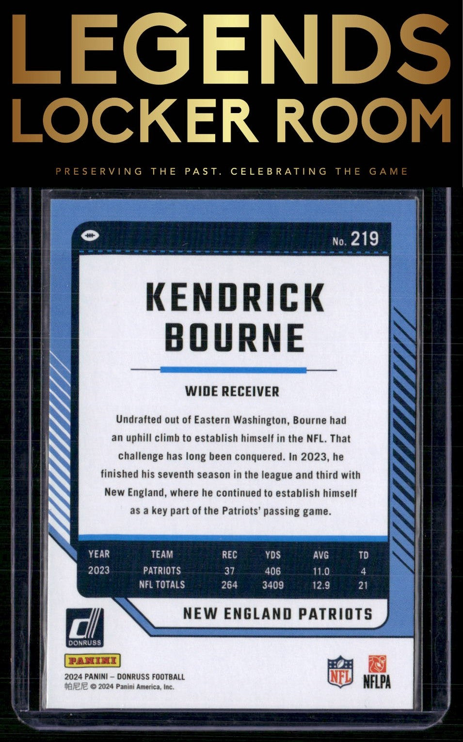 2024 Donruss #219 Kendrick Bourne