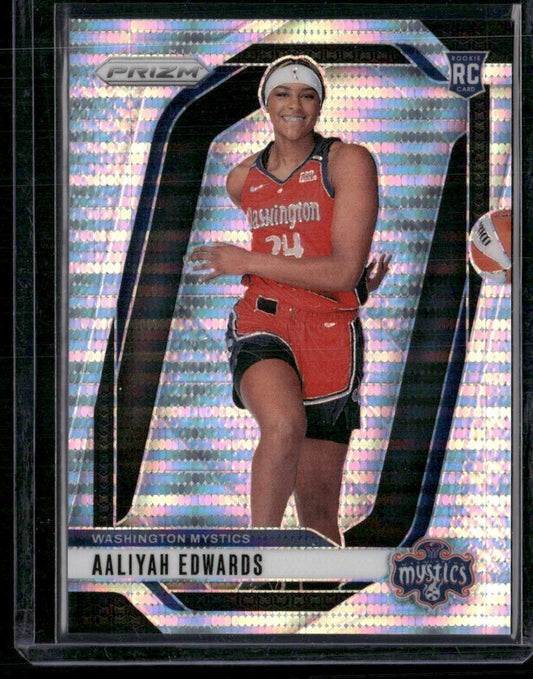 2024 Panini Prizm WNBA #142 Aaliyah Edwards Pulsar Prizms #/499
