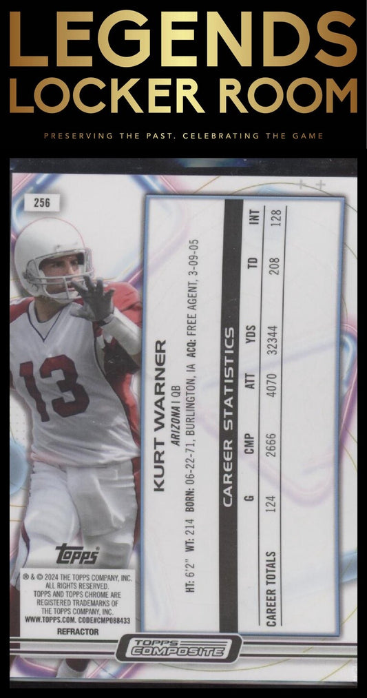 2023 Topps Composite #256 Kurt Warner Cosmic Chrome Refractor