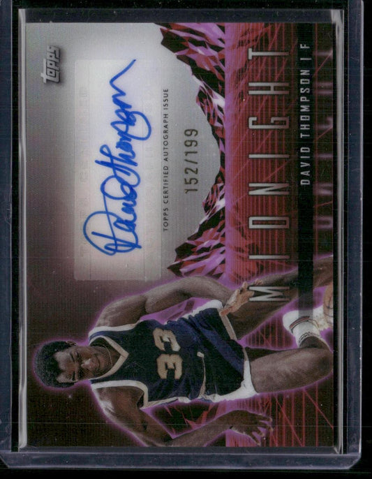 2023-24 Topps Midnight David Thompson Horizon Signatures Twilight Max #/199