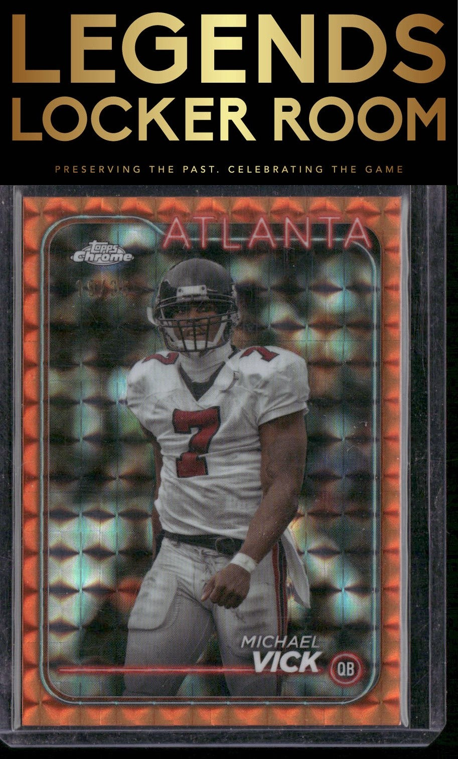 2024 Topps Chrome #2 Michael Vick Orange Geometric Refractor #/25