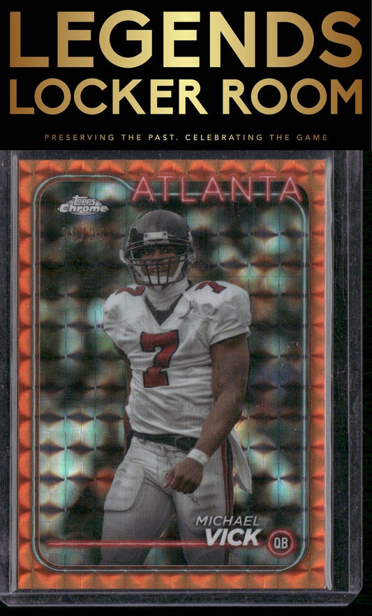 2024 Topps Chrome #2 Michael Vick Orange Geometric Refractor #/25