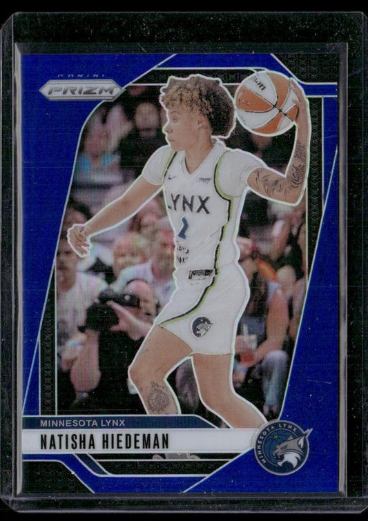 2024 Panini Prizm WNBA #18 Natisha Hiedeman Blue Prizms #/199