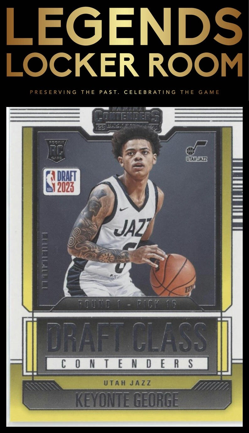 2023-24 Panini Contenders #15 Keyonte George 2023 Draft Class Contenders