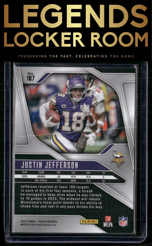 2024 Panini Prizm #187 Justin Jefferson