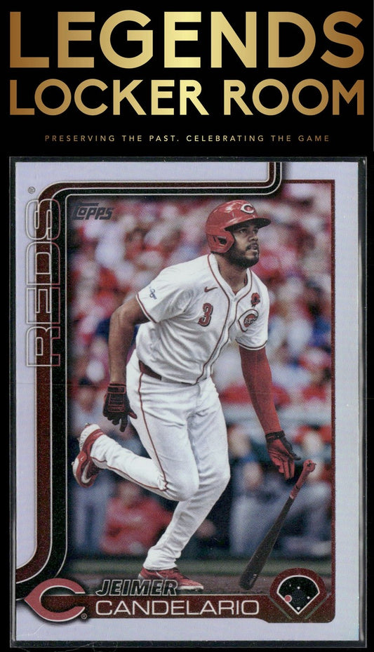 2025 Topps #619 Jeimer Candelario Rainbow Foil