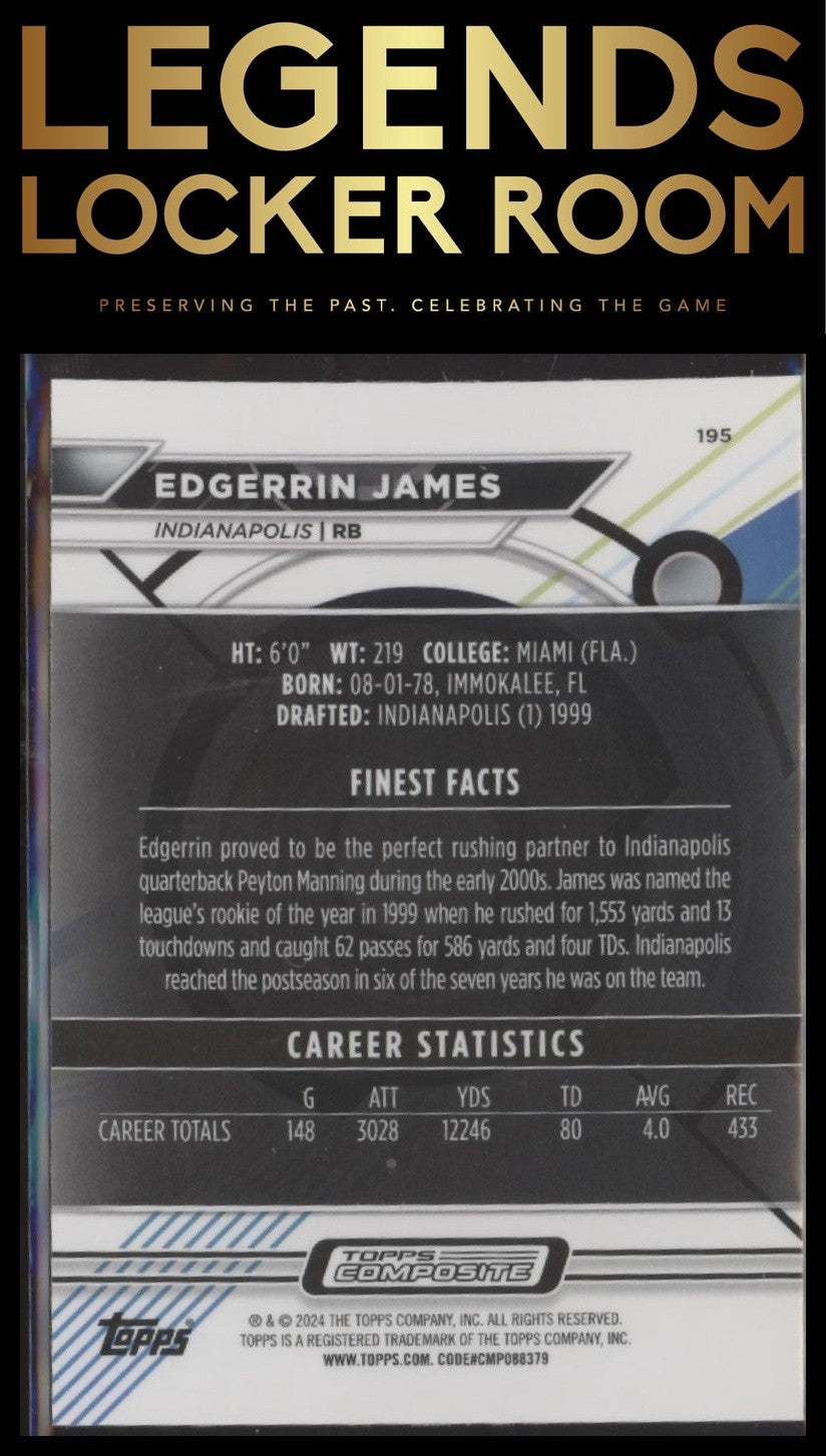 2023 Topps Composite #195 Edgerrin James