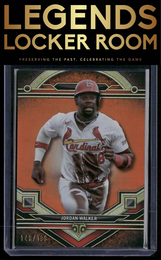 2024 Topps Triple Threads #10 Jordan Walker Amber #/199