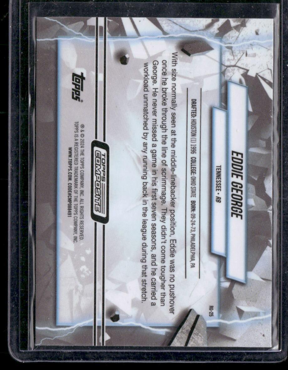 2023 Topps Composite #RG-25 Eddie George Resurgence Grounded