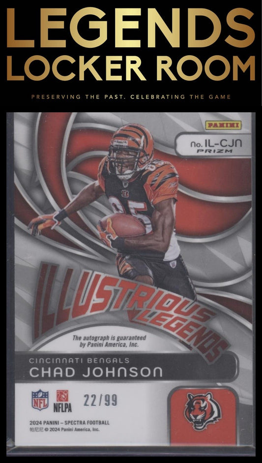 2024 panini spectra Chad Johnson Illustrious Legends /99