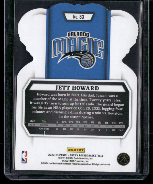 2023-24 Panini Crown Royale #83 Jett Howard Crystal