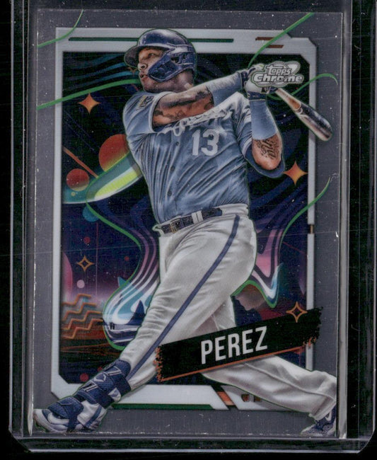 2024 Topps Chrome Cosmic #171 Salvador Perez