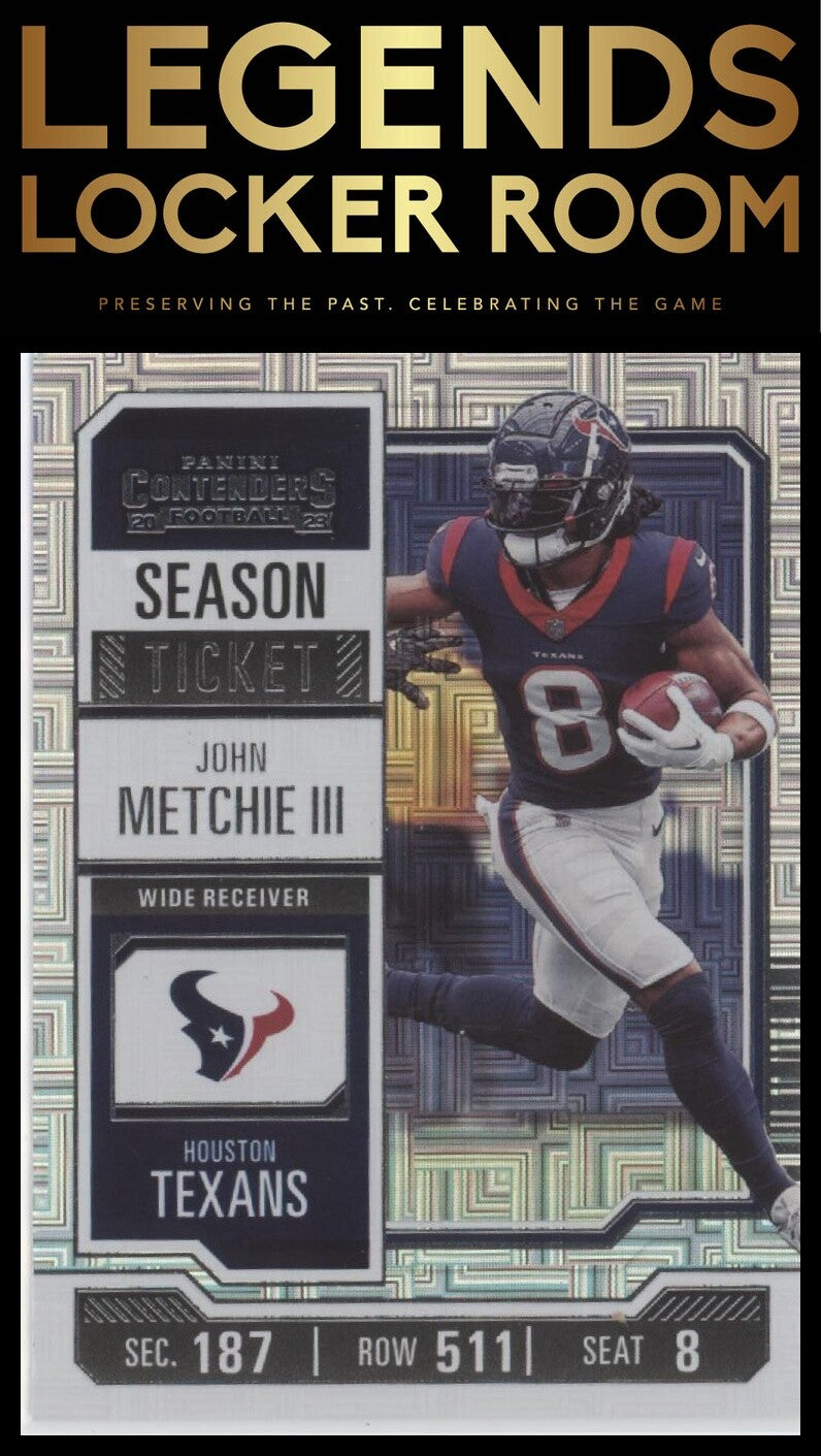 2023 Panini Contenders #42 John Metchie III Season Ticket Retail