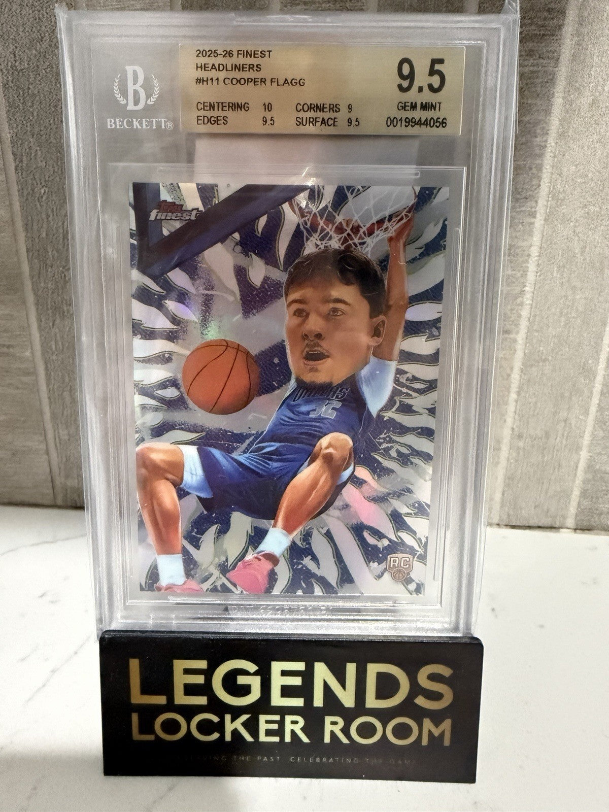 2025-26 Topps Finest - Headliners Cooper Flagg #H-11 (RC)