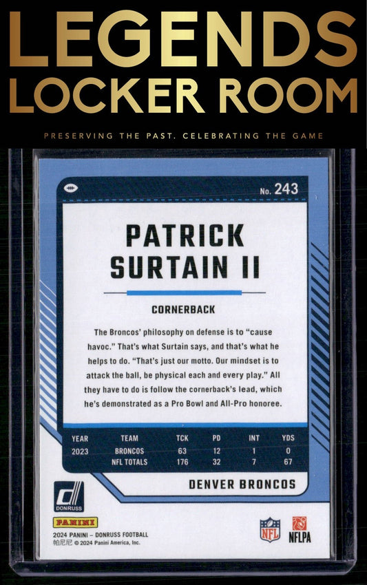 2024 Donruss #243 Patrick Surtain II