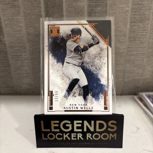 2025 Panini Impeccable Austin Wells /99 New York Yankees