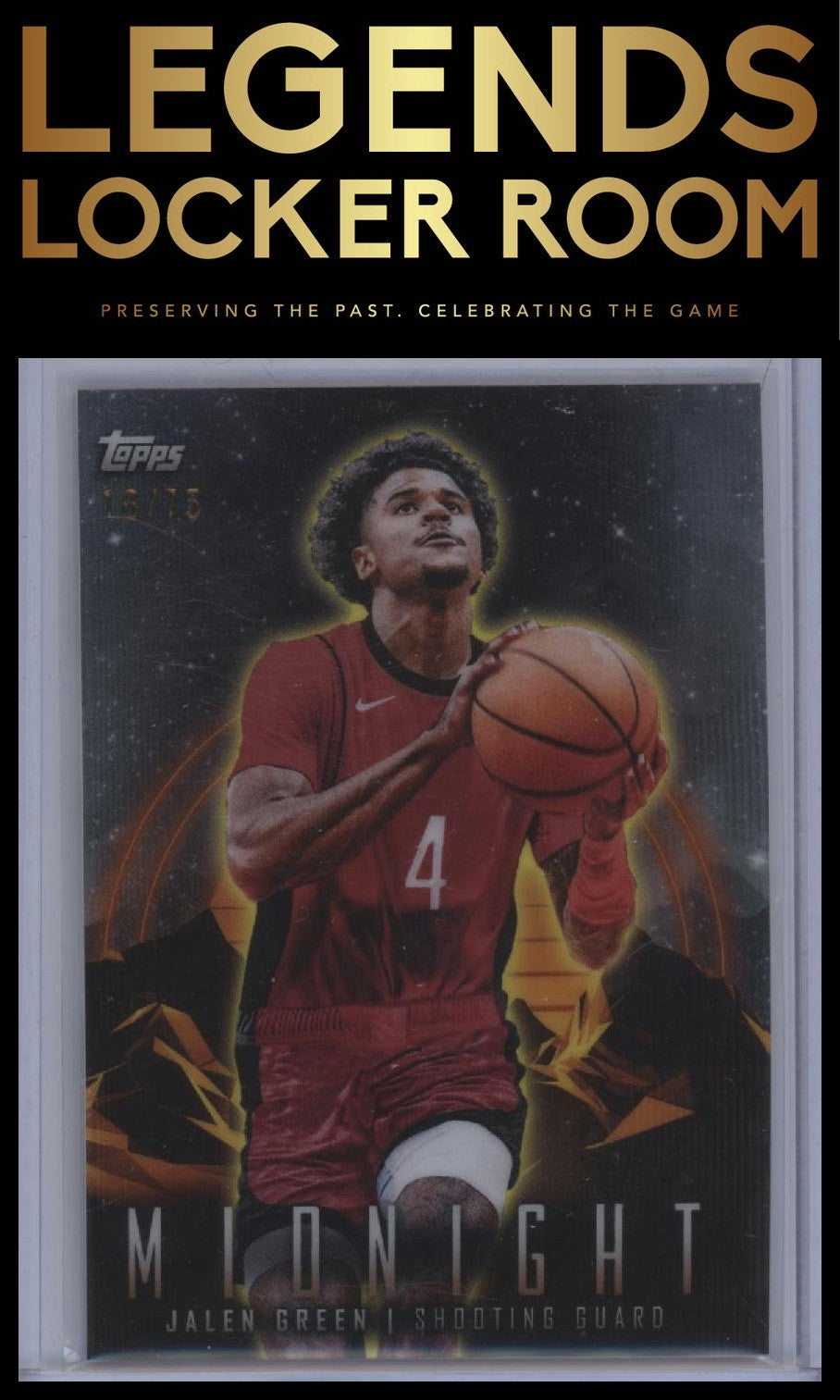 2023-24 Topps Midnight #95 Jalen Green Dusk #/75